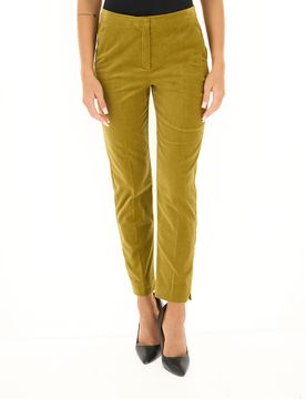 Pantalone a sigaretta VERDE OLIVA 40