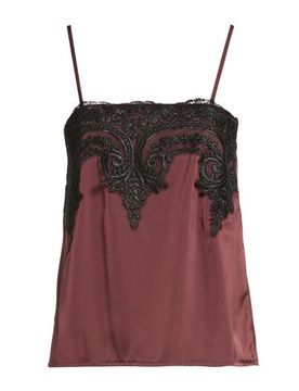 Top Mujer Marrón chocolate S Mujer