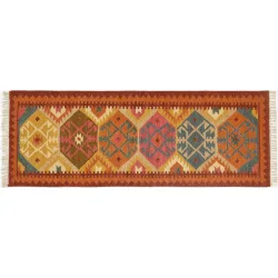 Alfombra Kilim de lana Abakán