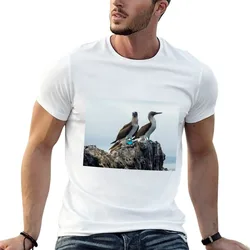 Blue-footed Boobies T-Shirt Basic Simple Casual Short Sleeve Tee