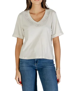 Liu Jo Damen T-Shirt Weiß 490276
