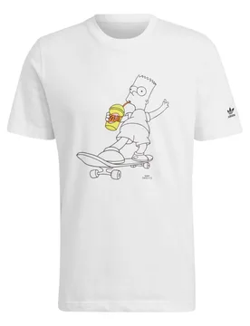 The Simpsons Squishee Tee - T-Shirt-kurzarm - weiss - Herren - Size: M - Adidas - FashionsVida