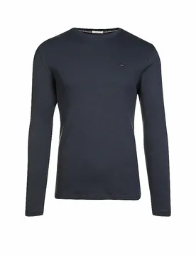 Camiseta de manga larga Slim Fit azul oscuro L - Tommy Jeans - FashionsVida