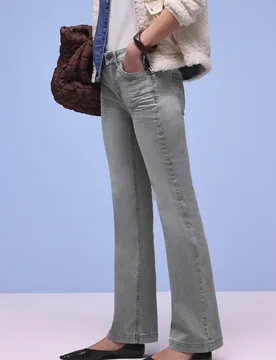 Bootcut Jeans female Grau - Street One - FashionsVida