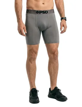 Boxers Gun Metal Sld Silver / White L