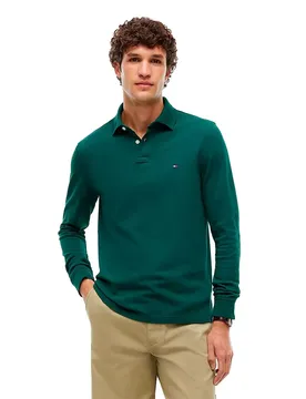 Polo A Maniche Lunghe 1985 Regular Fit Ornamental Green 3XL