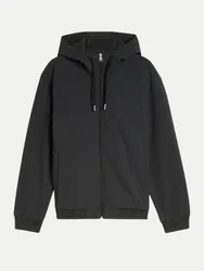 Softshelljacke mit Kapuze Schwarz L