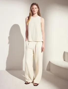 Top sin mangas de mujer con cuello caja - Woman El Corte Inglés - FashionsVida