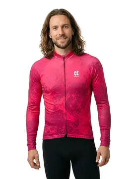 Maglia A Maniche Lunghe Motion Z6 Berry Red - KALAS - FashionsVida