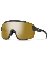Lunettes de soleil polarisées - Wildcat Matte Gravy ChromaPop Polarized Bronze Mirror en Nylon - Noir