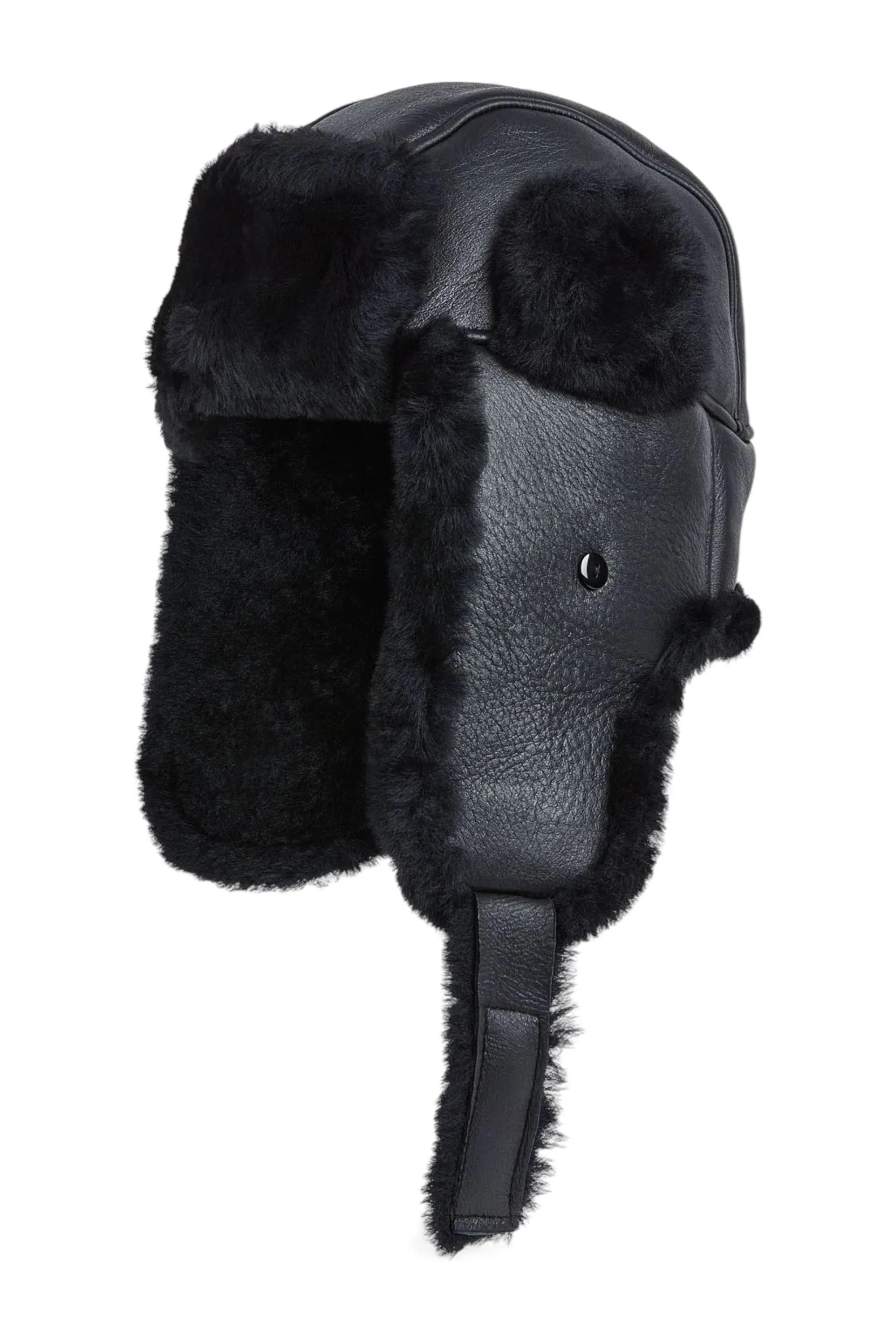Mens RAF Aviator Sheepskin B-55 Leather Hat - - Size: XL - Infinity - FashionsVida