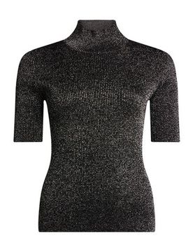 Rollkragenpullover Damen Schwarz 32,34,36,38 Damen