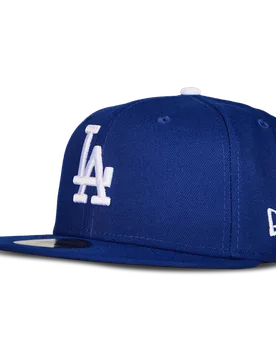FIFTY Unisex Caps - Blue - Size 7 1/4 - Cotton - Blue - Size: 7 1/4 - New era - FashionsVida