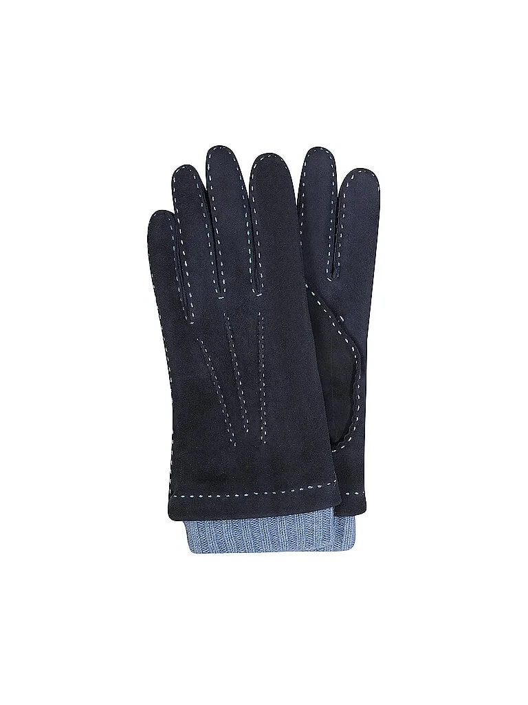 Lederhandschuhe dunkelblau 8,5 herren - TR-HANDSCHUHE - FashionsVida
