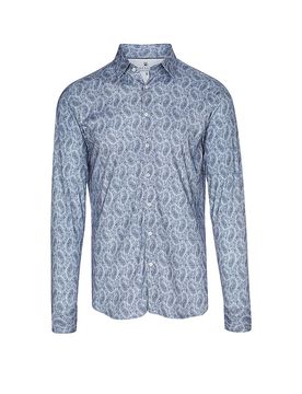 Jerseyhemd Slim Fit dunkelblau S herren