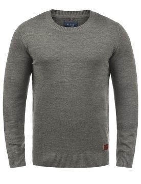BLEND Jersey marrón / gris
