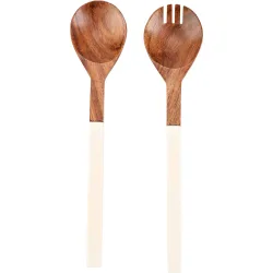 Juego para servir ensaladas Madera
