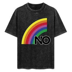 No contra Pinochet 1988 T-Shirt Non-Shrink Basic Cotton T-Shirt
