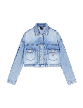 Para mujer. XW002260AF21338MB001 Chaqueta Denim (S), Casual, Algodón