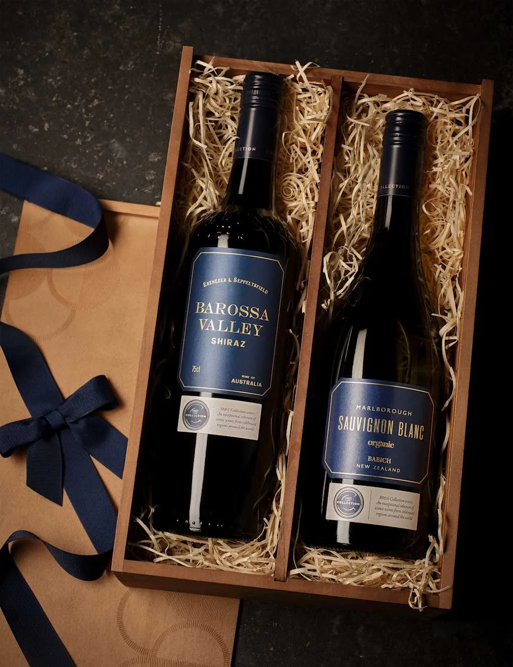 New World Red & White Wine Duo Gift - M&S Hampers - FashionsVida