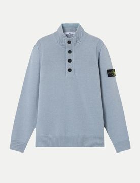 Regular-Fit Pullover aus Wolle-Mix Blau XL