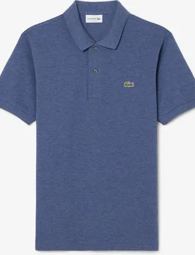 Polo de hombre jaspeado de corte clásico de manga corta - Lacoste - FashionsVida