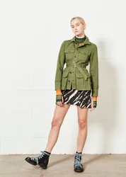 Women's Zebra Tie Dye Mini Skirt Size: 14 - Multicolor - Size: 14
