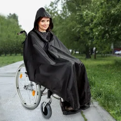 Wellys Rollstuhl-Regencape schwarz