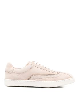 Sneakers in pelle scamosciata