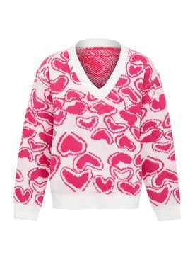 FENIA Jersey fucsia / blanco