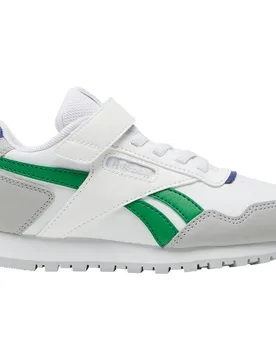 Classics Sneaker Glide Elastic Lace & Top Strap White / Grey1 / Classiccobalt EU 33 - Reebok - FashionsVida