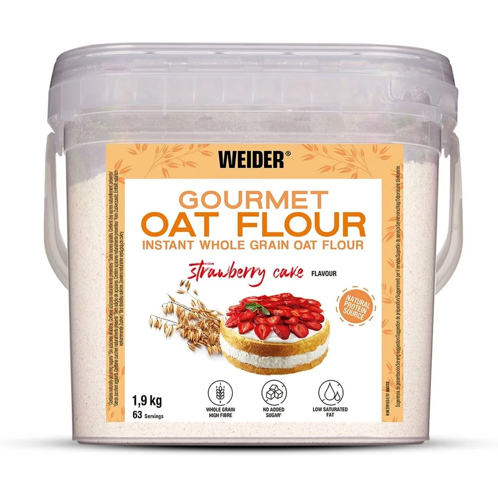 Gourmet Oat Flour Sabor Tarta de Fresa - Weider - FashionsVida