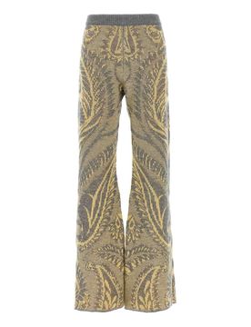 Etro Pantaloni con motivo cachemire