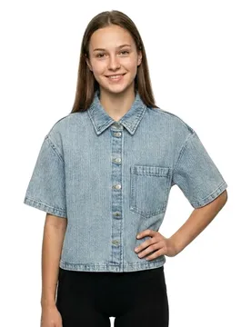 Hugo Blouse à Manches Courtes Gesila 1 10278665 Turquoise Aqua XS
