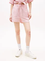 TOMMY JEANS SHORTS IN MISTO LINO
