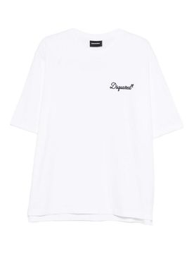 T-shirt in cotone con logo