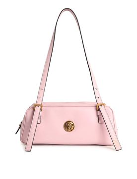 Borsa bauletto in nappa rosa
