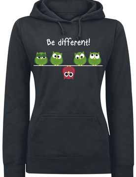Kapuzenpullover - XS bis XXL - für Damen - Größe M - schwarz - Frauen - female
