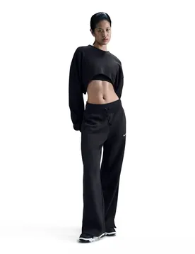 Sportswear Phoenix High-Waisted Wide-Leg Damen Jogginghose, schwarz US: XL