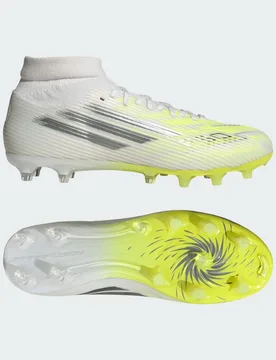 Scarpa da calcio F50 SPARKFUSION LEAGUE mid-cut per terreni naturali compatti/superfici in erba artificiale da donna 36 2/3 Cloud White / Iron Metalli - Adidas - FashionsVida