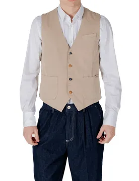 Herren Weste Beige 485510