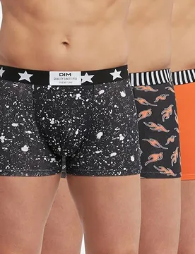 Paris Boxers Ad00c6d Vibes Cotton Patterned 3 Unità Cloud Blue / Black / Cotillion 3