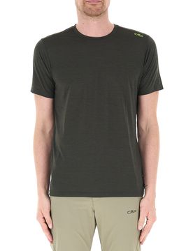T-shirt tessuto tecnico VERDE MILITARE 58