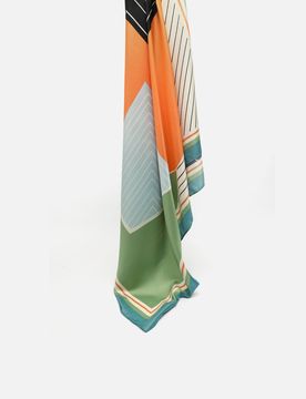 Encina printed scarf