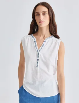Top de mujer liso sin mangas - Zermatt - FashionsVida