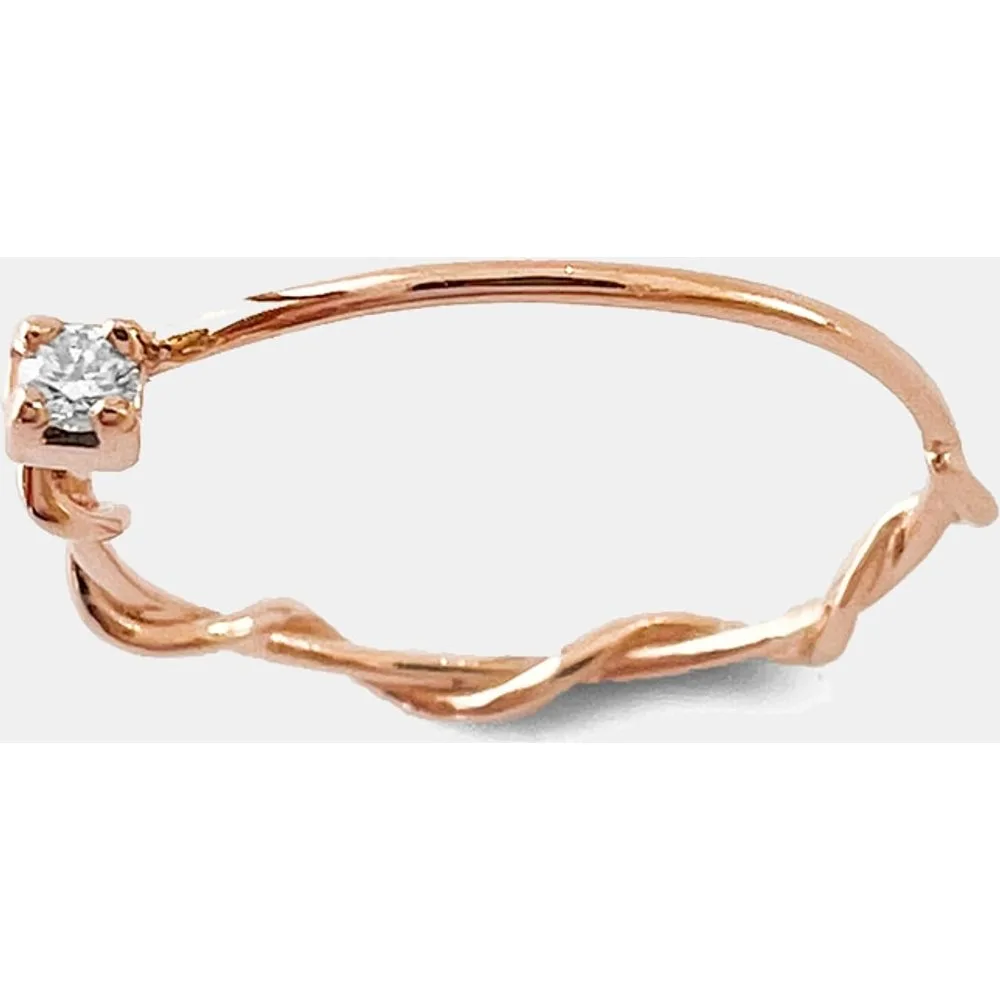 Anillo Small Miki de oro y diamantes - Sansoeurs - FashionsVida