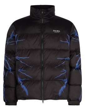 Piumino Uomo Puffy Jacket Black/blue