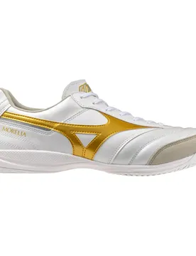 Chaussures De Futsal Morelia Sala Elite In White / Football Gold / Galaxy Silver EU 42 1/2 Homme