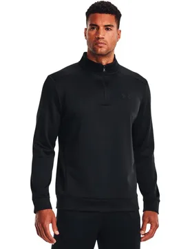 Sweat à Demi-zip Armour Fleece Black / Black M - Under armour - FashionsVida