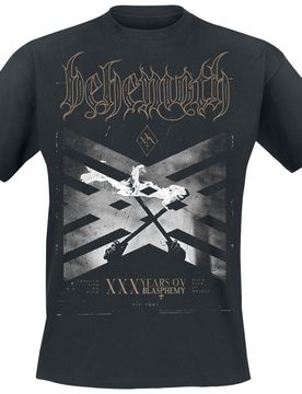 T-Shirt - With Fire In Hearts - S - für Männer - Größe S - schwarz - Lizenziertes Merchandise! - Männer - male